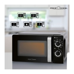 Microwave with grill 17L 700W Proficook PC-MWG 1208 Black