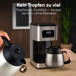 Machine à café 1,2L 900W Acier inoxydable Proficook PC-KA1300-Inox