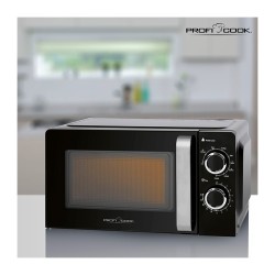 Micro-ondes avec gril 17L 700W Proficook PC-MWG 1208 Noir