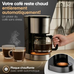 Machine à café 1,5L 800W Gris Proficook PC-KA1330-Gris