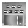 Microwave oven with grill and convection 3in1 23L 2300W Proficook PC-MWG 1176H Silver