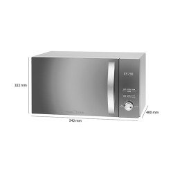 Micro-ondes avec gril et convection 3en1 23L 2300W Proficook PC-MWG 1176H Silver