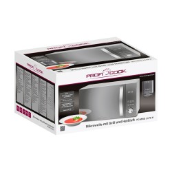 Micro-ondes avec gril et convection 3en1 23L 2300W Proficook PC-MWG 1176H Silver