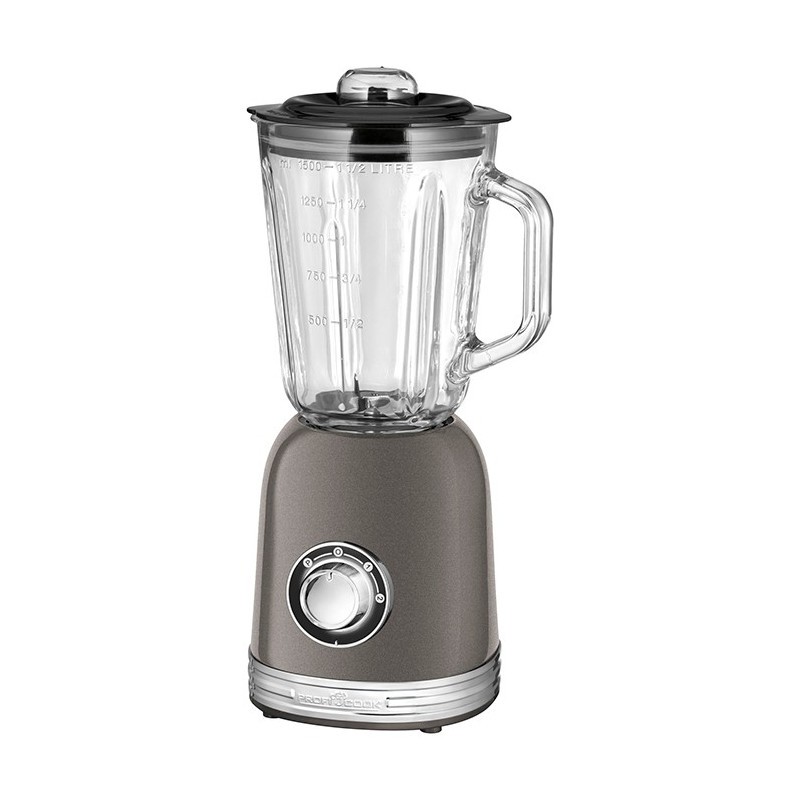 Blender Mixeur 1.5L vintage Proficook PC-UM 1195 Anthracite