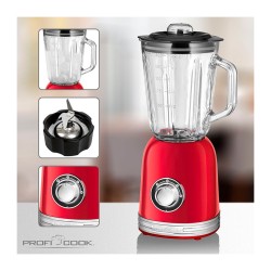 Blender Mixer 1,5L vintage Proficook PC-UM 1195 Red