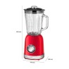 Blender Mixeur 1,5L vintage Proficook PC-UM 1195 Rouge