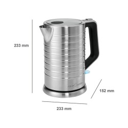 Stainless steel electric kettle 1.7L 2200W Proficook PC-WKS 1119