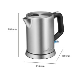 Bouilloire en inox 1L 2200W Proficook PC-WKS 1106