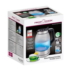 Glass kettle 1.7L 2200W Proficook PC-WKS 1215