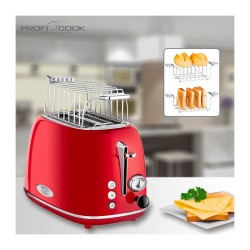 Proficook PC-TA 1193 Red vintage 2-slice toaster