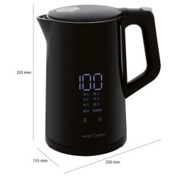 Electric kettle with touch screen 1.7L Proficook PC-WKS1243