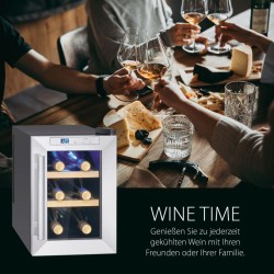 Wine cellar with glass door and 17L LED display Proficook PC-WK1231