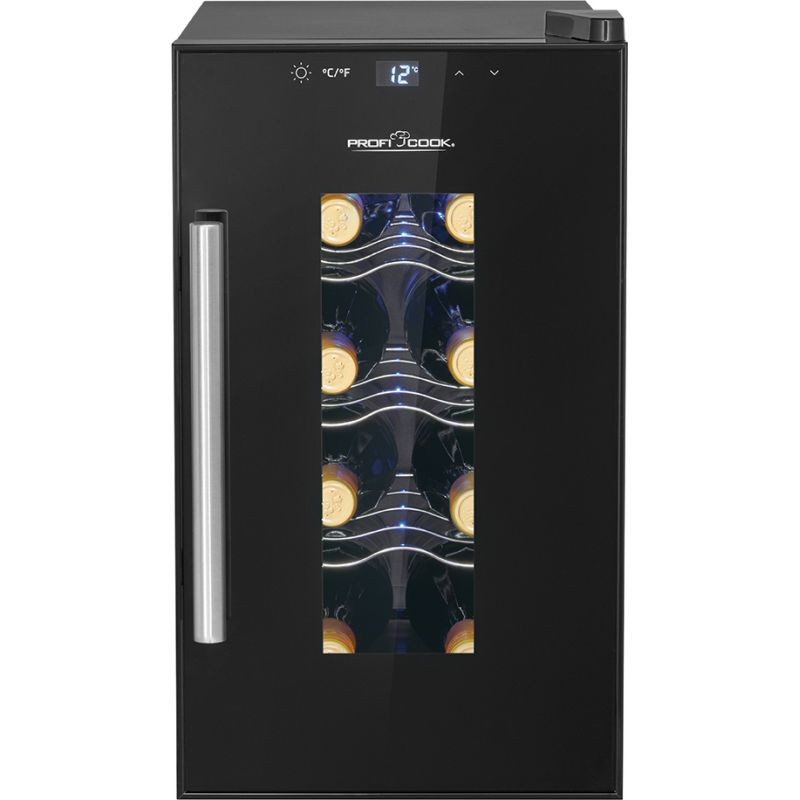 Wine cellar with glass door and 23L touch screen Proficook PC-WK1232
