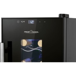 Cave à vin avec porte vitrée et écran tactile 23L Proficook PC-WK1232