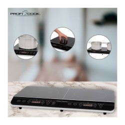 Double induction hob Proficook PC-DKI 1067 Black
