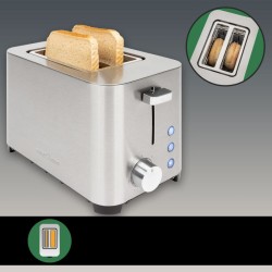 Grille pain 2 fentes en acier inoxydable Proficook PC-TA1251