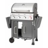 Barbecue grill à gaz 3 brûleurs + 1 brûleur 800 °C en céramique Proficook PC-GG1258