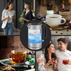 0.5L glass electric kettle Proficook PC-WKS1228G