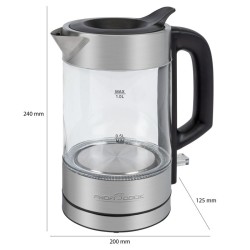 Bouilloire électrique en verre 0,5L Proficook PC-WKS1228G