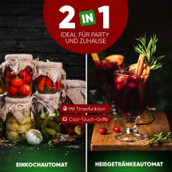 Stérilisateur à bocaux 32L Inox Proficook PC-EKA1283-Inox