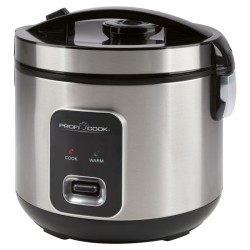 2in1 700W stainless steel rice and steam cooker Proficook PC-RK1285-Inox