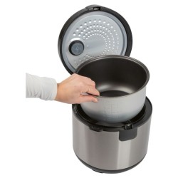 Cuiseur de riz et vapeur 2en1 700W inox Proficook PC-RK1285-Inox