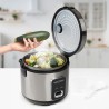 Cuiseur de riz et vapeur 2en1 700W inox Proficook PC-RK1285-Inox