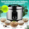 2in1 700W stainless steel rice and steam cooker Proficook PC-RK1285-Inox