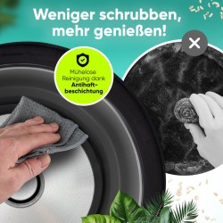 2in1 700W stainless steel rice and steam cooker Proficook PC-RK1285-Inox