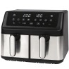 Friteuse à air chaud Air fryer double panier 9L Inox Proficook PC-FR1296H-Inox