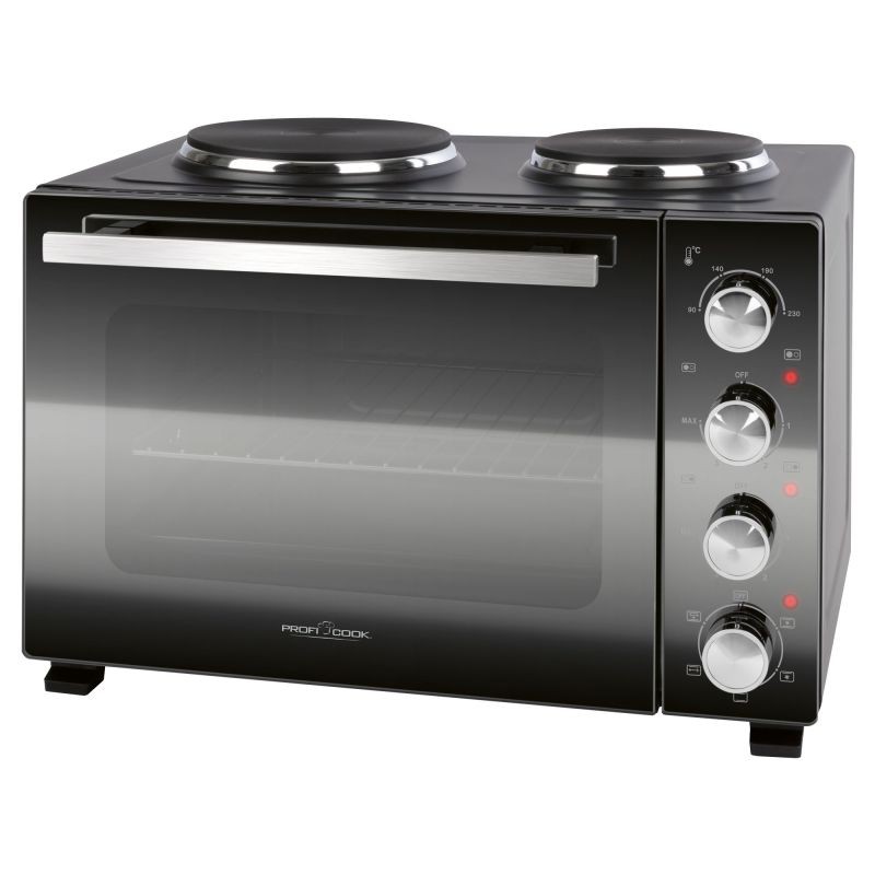 Combiné four 32L et double plaques de cuission Proficook PC-KK1302-Noir